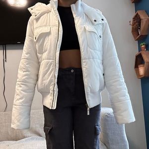 White tommy hilfiger jacket